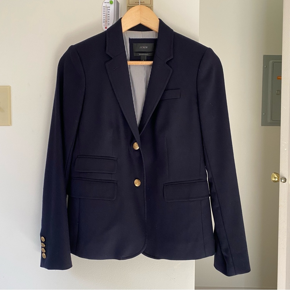 J.Crew Schoolboy Blazer in navy blue